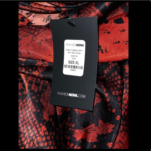 Fashion Nova Satin Mini Slip Dress - Picture 4 of 4